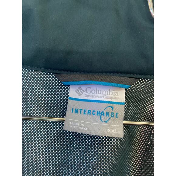 Columbia Interchange 3-in-1 Waterproof Jacket XXL Zip-In Softshell Hooded - Picture 4 of 10